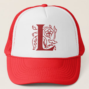 Fancy Letter L Trucker Hat