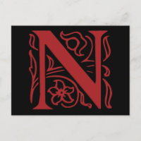 Fancy Letter N