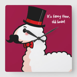 Fancy Llama Clock