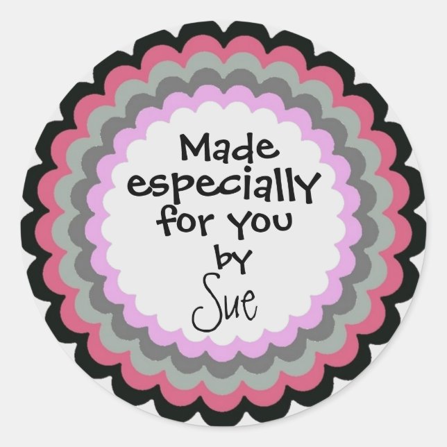 Fancy Made by YOU custom stickers (Front)