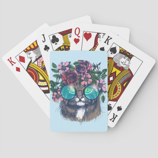 Fancy Maine Coon Playing Cards (Back)