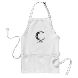 Fancy Monogram: Chloe Standard Apron