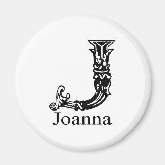 Fancy Monogram: Joanna Magnet