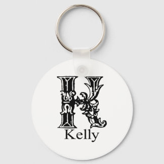 Fancy Monogram: Kelly Key Ring