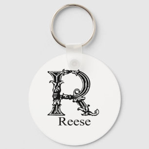 Fancy Monogram: Reese Key Ring