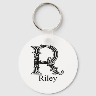 Fancy Monogram: Riley Key Ring