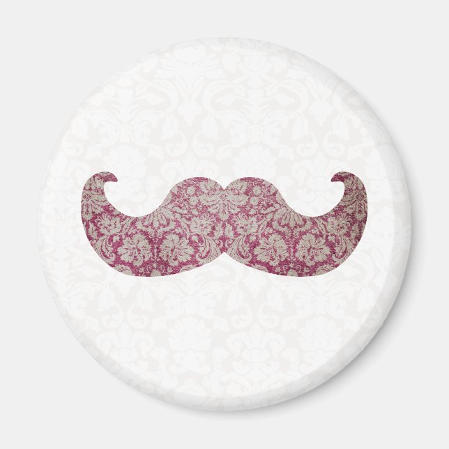 Fancy moustache magnet (Front)