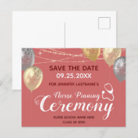 Fancy Nurse Pinning Ceremony Save the Date