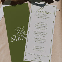Fancy Olive Green Cream Old Money Luxury Wedding