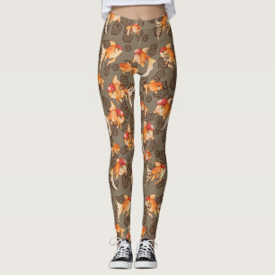 Fancy Oranda Goldfish Leggings
