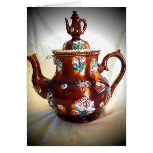 Fancy Ornate Antique English Teapot Coffee Pot