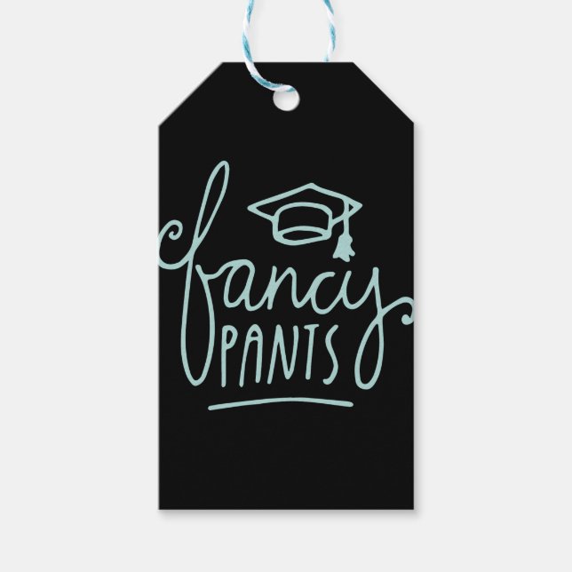 Fancy Pants Funny Grad Gift Tags (Front)