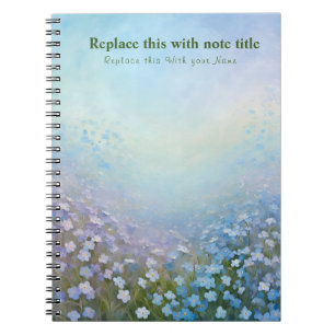 Fancy Pastel Floral Notebook
