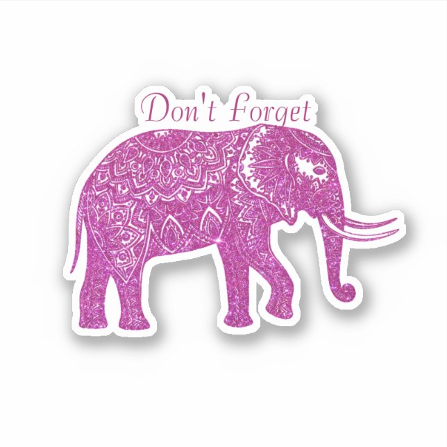 Fancy pink elephant custom (Front)