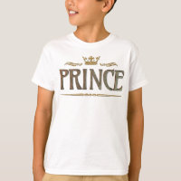 Fancy PRINCE Lettering - Mediaeval Royal Crown