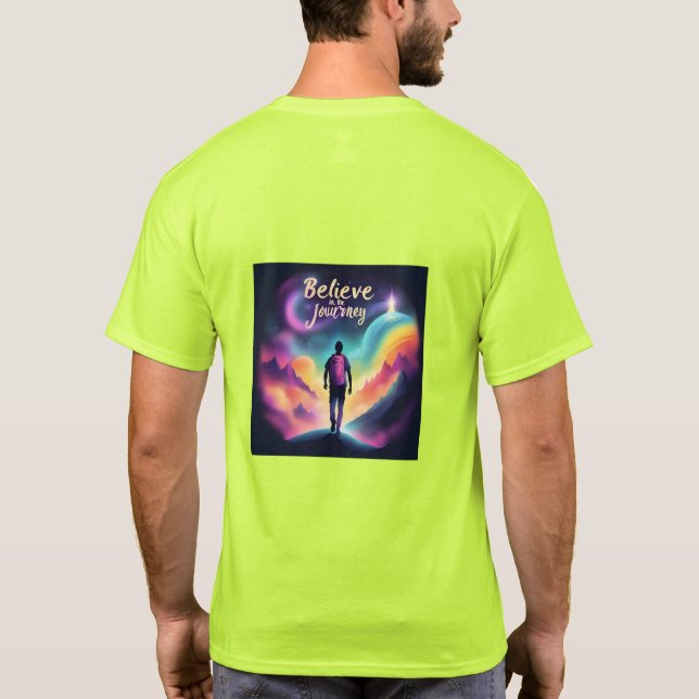 Fancy Printed Men's T-Shirt (Back)