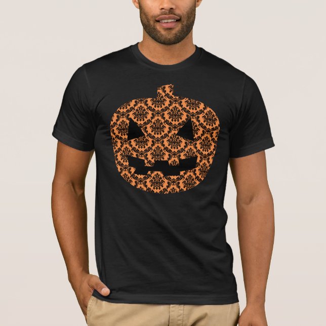 Fancy Pumpkin For Fall Halloween T-Shirt (Front)
