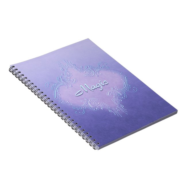 Fancy Purple Journal Notebook (Right Side)