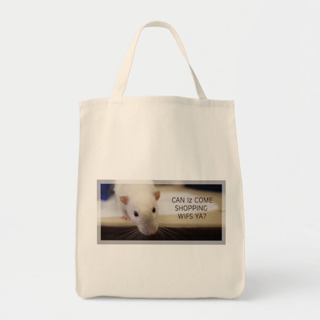 Fancy Rat Shopping Bag (Front)