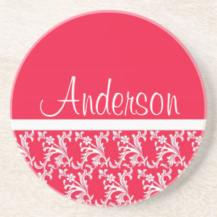 Fancy Red Coaster
