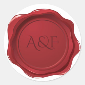 Fancy Red Wax Personalised Seal