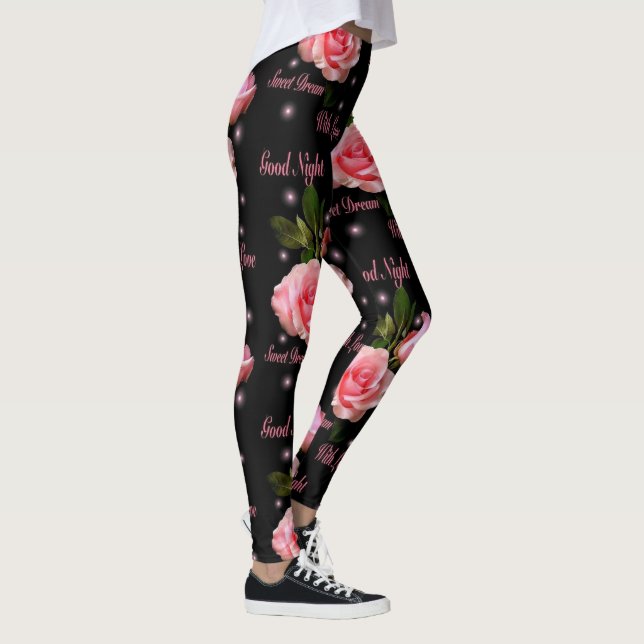 Fancy Rose Leggings (Right)