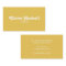 Fancy Script Mustard Yellow White Chic Minimal