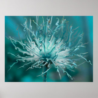 Fancy Seed Head Poster