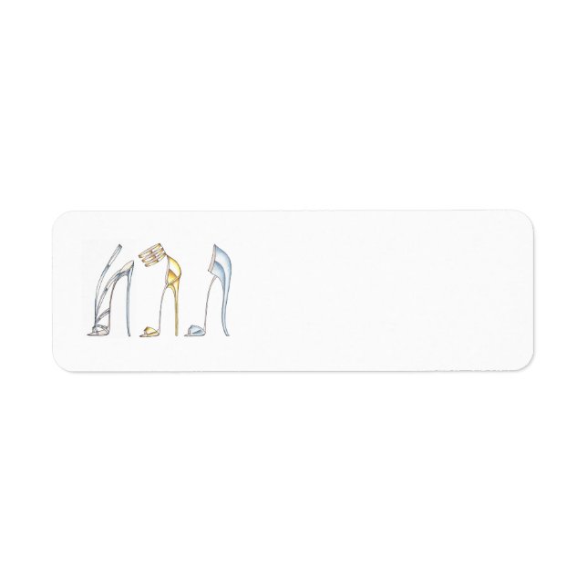 Fancy Shoes Return Address Labels (Front)