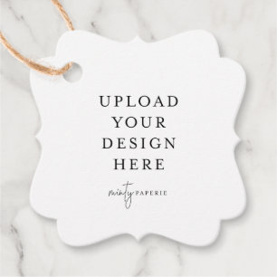 Fancy Square Favour Tag, Gift Tag