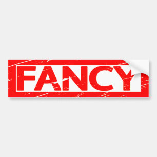 Fancy Stamp Bumper Sticker