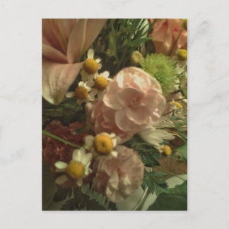 Fancy Sunshine Flowers Postcard