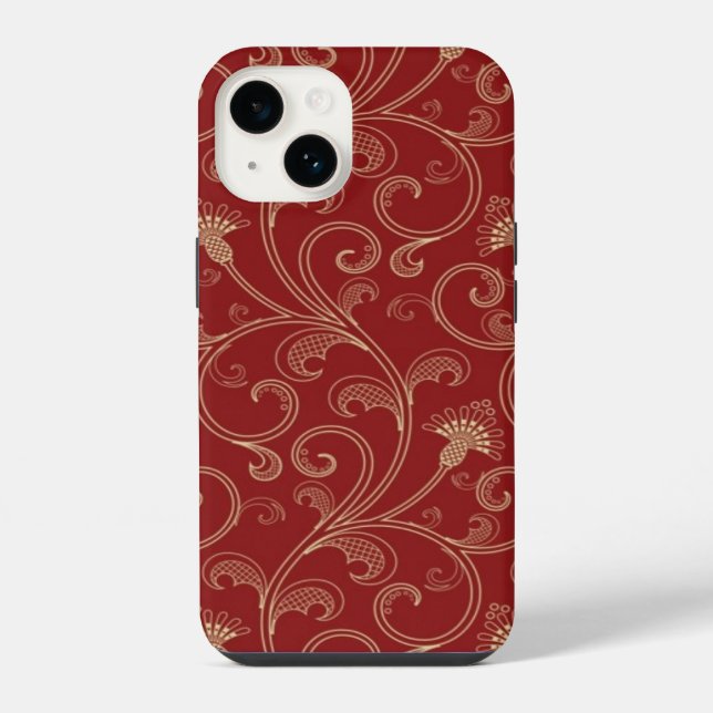 Fancy Swirls Phone Case (Back)