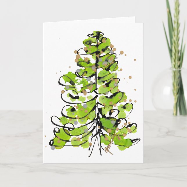Fancy Tree Lovitude Blank Card (Front)