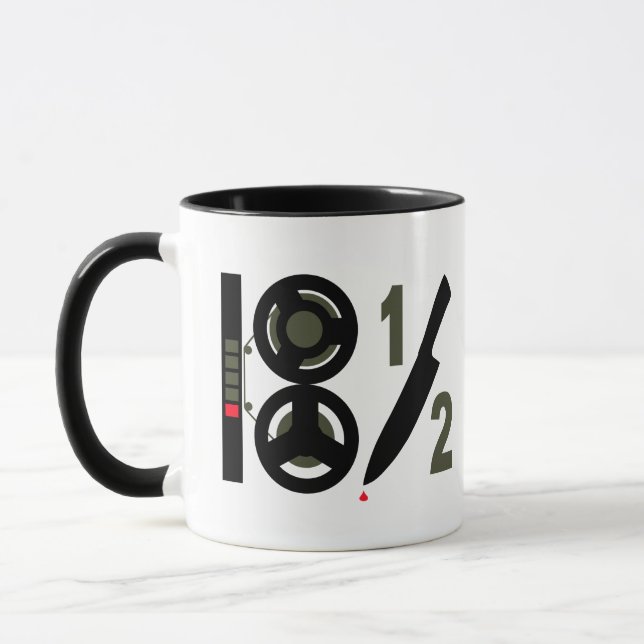 Fancy two-toned mug (Left)