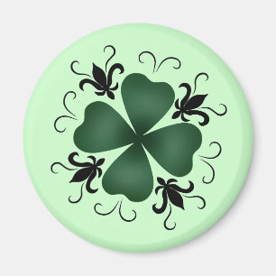 Fancy Victorian shamrock Magnet