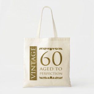 Fancy Vintage 60th Birthday Tote Bag