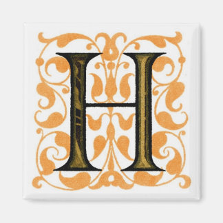 Fancy Vintage Letter ‘H’ - Magnet