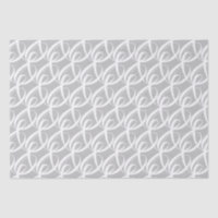 Fancy White Togetherness Symbol on Silver Wedding