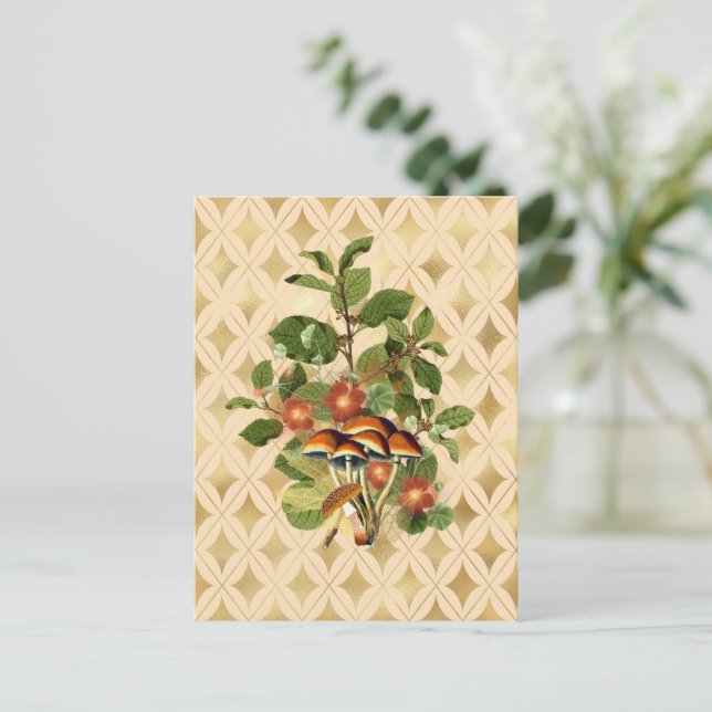 Fancy Woodland Botanicals  Postcard (Standing Front)