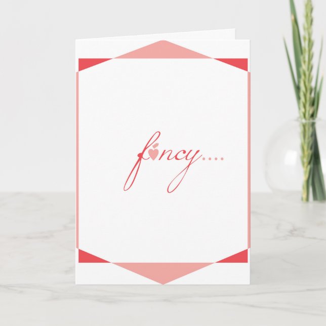 Fancy You Holiday Card (Front)