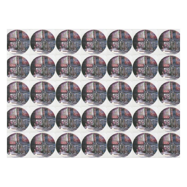 Fanelli Charm, New York City Tablecloth (Front (Horizontal))