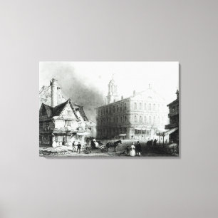 Faneuiel Hall, Boston Canvas Print