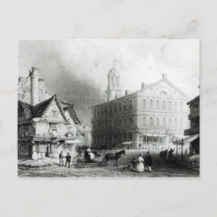 Faneuiel Hall, Boston Postcard