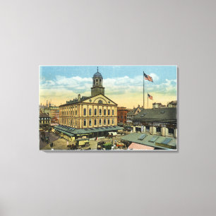 Faneuil Hall View, the Cradle of Liberty Canvas Print