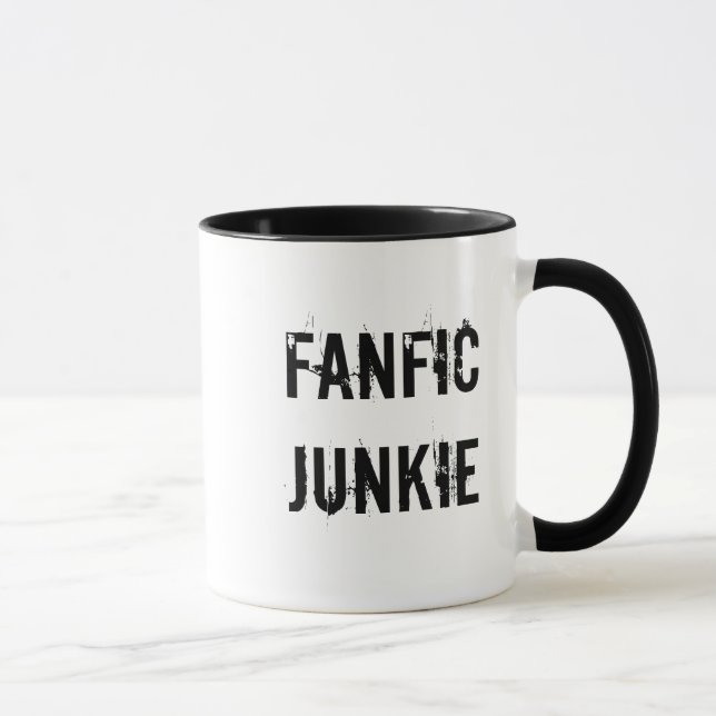 Fanfic Junkie Mug (Right)
