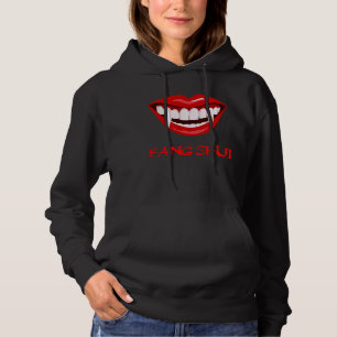 Fang Shui funny Halloween Dracula lips T-Shirt Hoodie