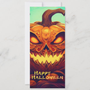Fanged Pumpkin Candles Glow Halloween Art
