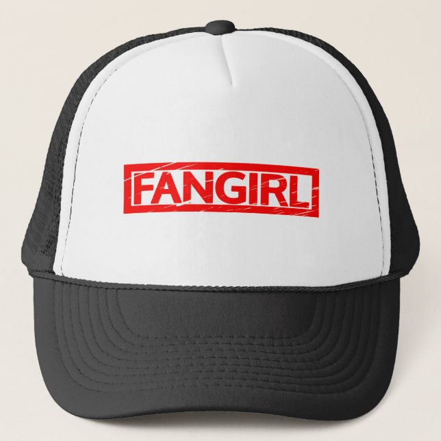 Fangirl Stamp Trucker Hat (Front)
