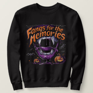 Fangs for the Memories   ExDesigner   Halloween Sweatshirt